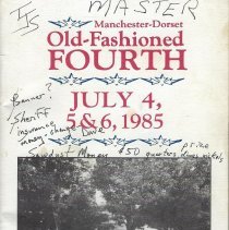 Manchester — Dorset Old Fashioned 4th of July Program