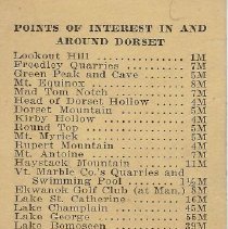 Dorset, Vermont, In the Mountains