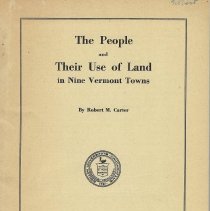 The People and Their Use of Law in Nine Vermont Towns