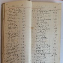 Fisher's Livery Stable Ledger
