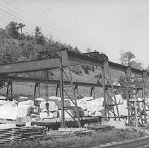 Marble Blocks at railroad siding.