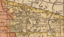 1910 Centrral WI RR  Land Grants and MW rail routes