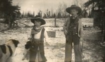 Loveless boys playing cowboys quick draw