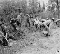 CCC Camp Mercer- enrollees at work