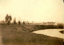 River view of the CCC Camp Mercer barracks
