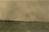 Smoke from fire-Powell/Sherman area