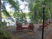 Looking out at the lake