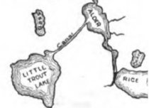 1921 Koerner's Resort map showing Southgate canal