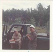 Statehouse Lake Director Robert Brismaster seated