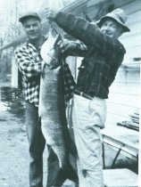 Guide John Brunner with client Art Lawson