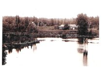 Looking back at the Win-Mar from below the dam