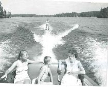 Suzie Voss skiing  ca 1950s