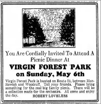 ad in the Ironwood Daily Globe 5/3/1928