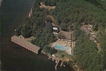 1970s aerial Deer Park card face