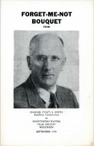 Cover page of flier  1956