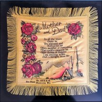 Framed CCC enrollee gift home  ca 1935