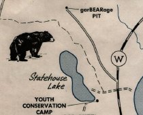 Clipping from a 1960s MW map