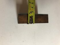 Trees & lake image print block