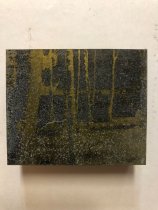 Print block of  trees and lake image