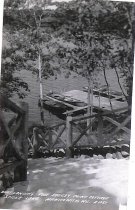 Boat dock on Spider Lake - Breezy Point cottages