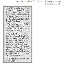 Pine Tones perform at North Lakeland School