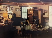 Interior of antique barn after remodeled into a store