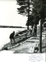 1948 Keego Lodge; owner Mr Ryberg in white Tshirt