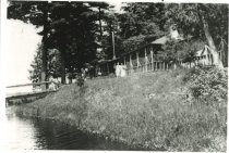 Cabins- torn down in the 1970s