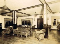 1924 Lobby of new lodge at Voss