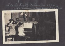 1924 Anna May on the violin- Memphis, TN