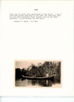 Guide Fred Dane being paddled by Cap Smith