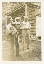 Paul playing the violin- from family album