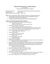 Interview historic and family details page 1