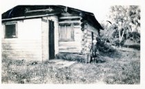 ca 1920s Ann and Pete Brown at Win-Mar cabin