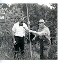 Cal in his signature bow tie and white IGA  shirt
