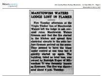 Virgin Timber Inn burns