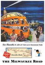 Chicago Railroad Fair ad  1948-1949