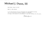 Dunn letter Page 2 -Copyright release