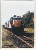 Last train through Powell, WI  1970