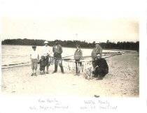 1920s At beach Bakken's Cottages on Wild Rice Lake