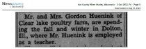 1952 Huenink in IL for winter