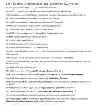 Ownership summary of Lot 3 Section 9