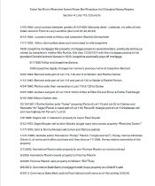 Summary of property ownership