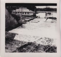 8/1948 Looking downstream through the dam