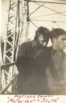 1938 Camp Mercer enrollees on the fire tower