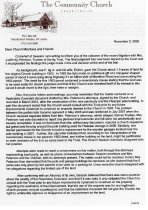 11/2008 Resolution of litigation page 1