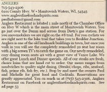 2016 classifed ad in Chamber guide