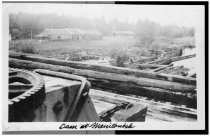 Dingle at logging camp on Dam/Vance Lake