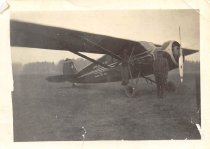1934 Reporter's plane landed in Mercer