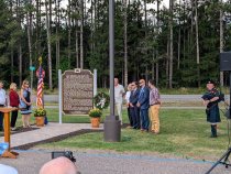 John Egelhof, retired FBI Special Agent playing the bagpipes